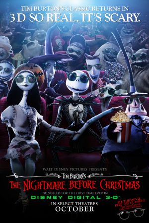 The Nightmare Before Christmas movie 1993 poster.