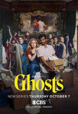 Ghosts TV series 2021 poster.