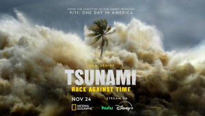 Tsunami: Race Against Time TV series 2024 poster.