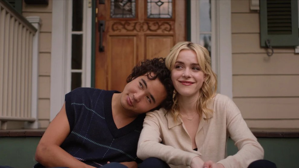 Nico Hiraga and Kiernan Shipka in "Sweethearts" for Max (Credit: Warner Bros)