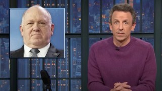 Seth Meyers Says Tom Homan’s Deportation Plan Seems to Target Most of Trump’s Cabinet | Video